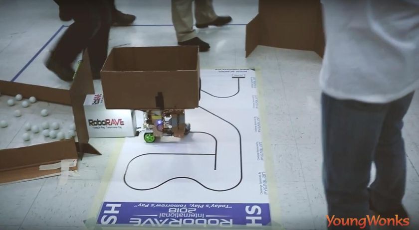 dropping all the balls and winning by one second